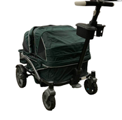 used Gladly Family Anthem4 Classic 4 Seater All Terrain Wagon Stroller, Sea Moss