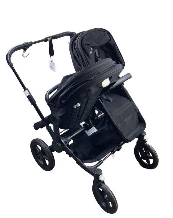 used Bugaboo Donkey 3 Duo Stroller, 2021, Black, Black, Black