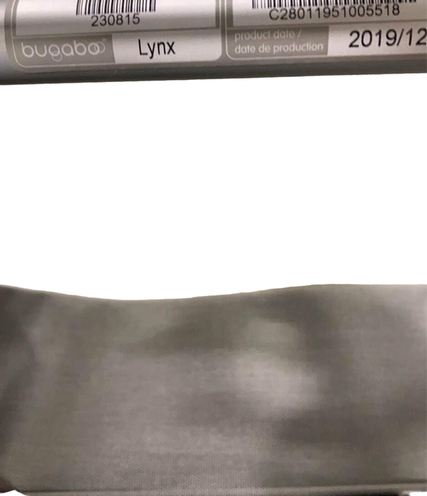 Bugaboo Lynx Stroller, Mineral Light Grey, Mineral Light Grey, Aluminum, 2019