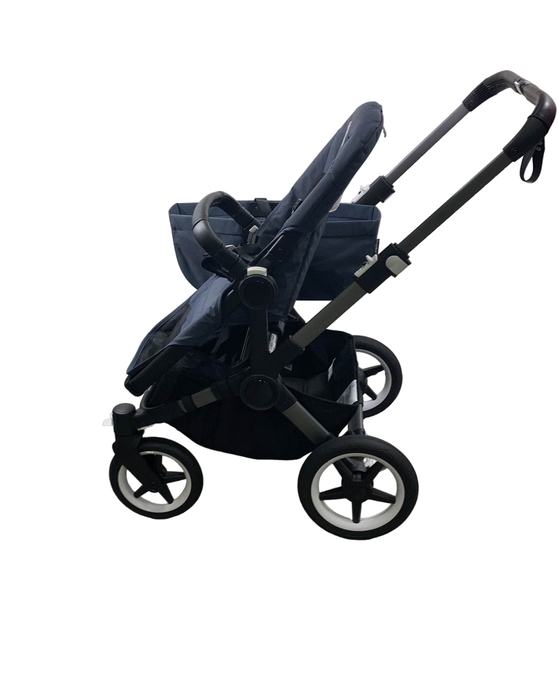 secondhand Bugaboo Donkey 5 Stroller Mono, 2021, Stormy Blue, Black