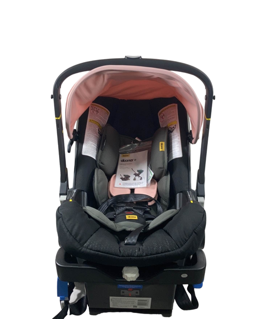 used Doona Infant Car Seat & Stroller Combo, Blush Pink, 2023