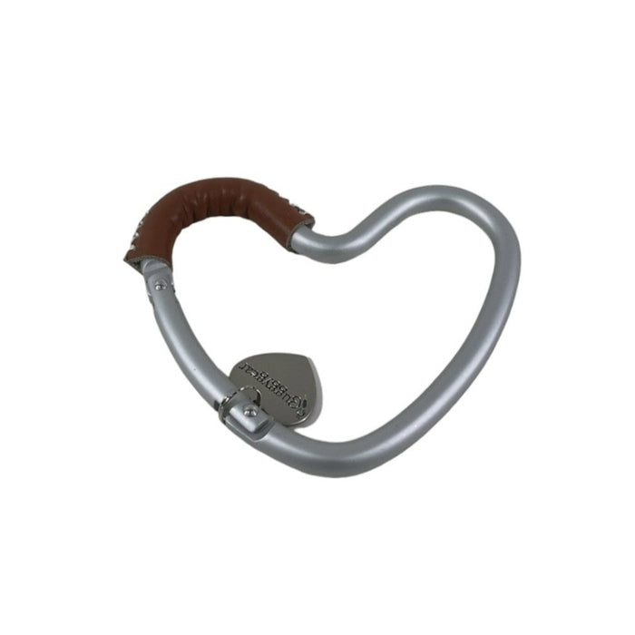 Buggygear Heart Shaped Hook, Silver/Brown