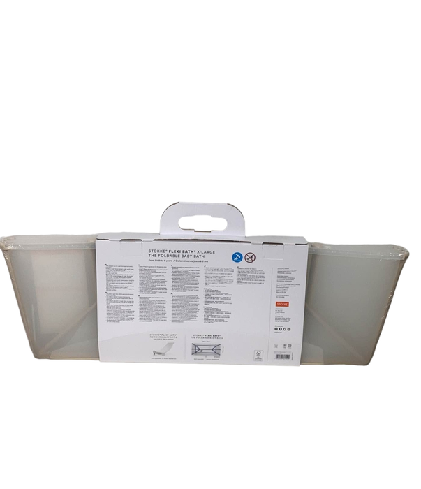 secondhand Stokke Flexi Bath Foldable Baby Bathtub, Sandy Beuge, XLarge