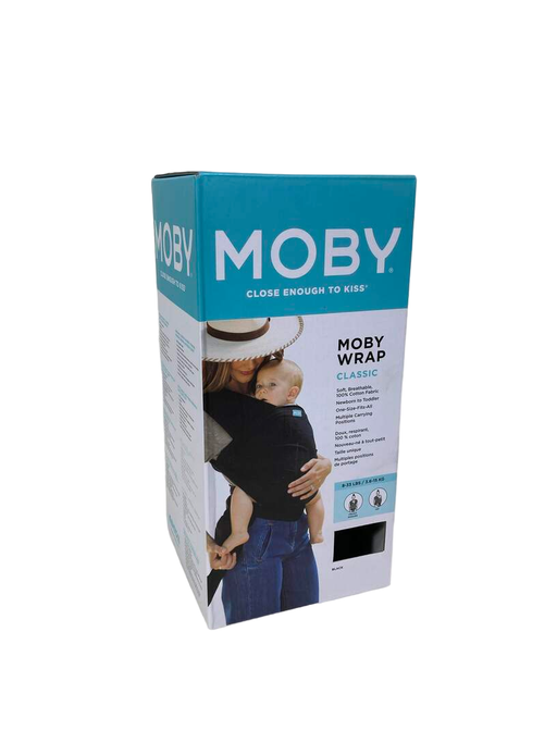 used Moby Wrap Baby Carrier, Black