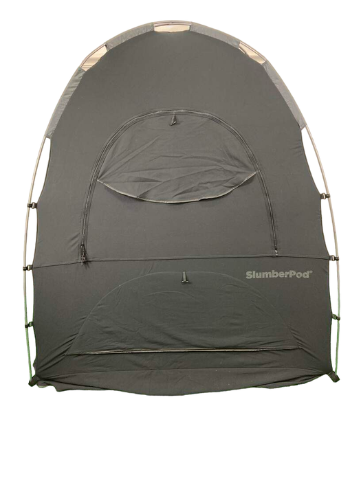 used SlumberPod 2.0 Sleep Canopy, Black with Gray