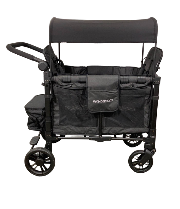 Wonderfold W2 Elite Multifunctional Stroller Wagon, 2023, Volcanic Black