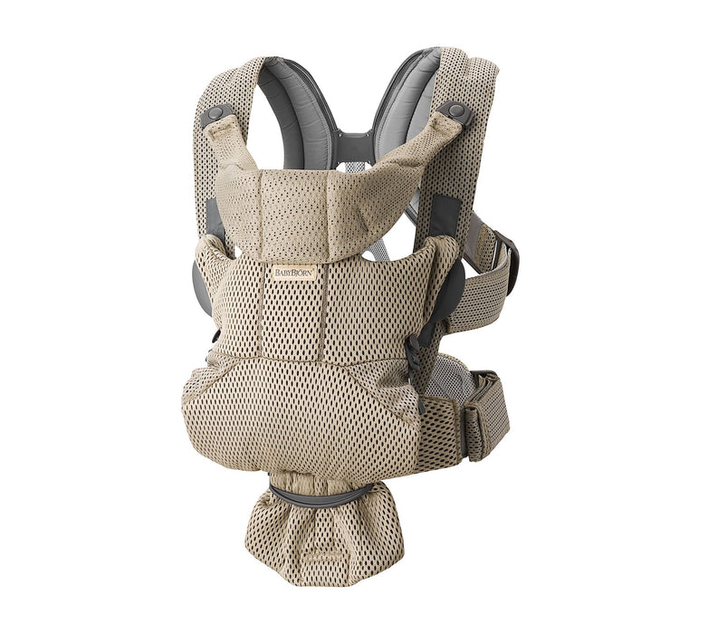 BabyBjorn Baby Carrier Free 3D Mesh, Grey Beige