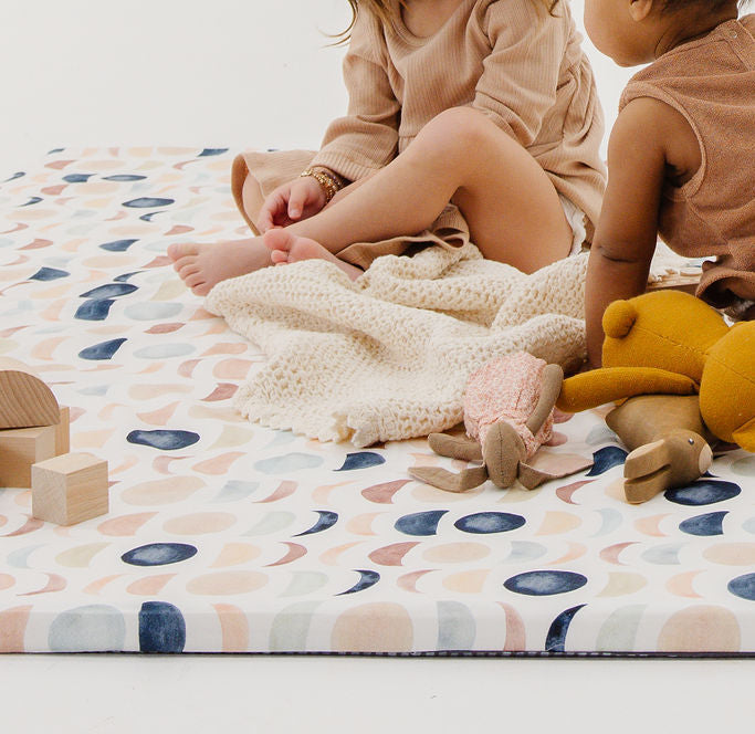 Toki Mats Padded Play Mat, Lunar Phases Mat, Multiple Sizes