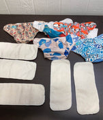 used Alva Baby One Size Adjustable Cloth Diapers