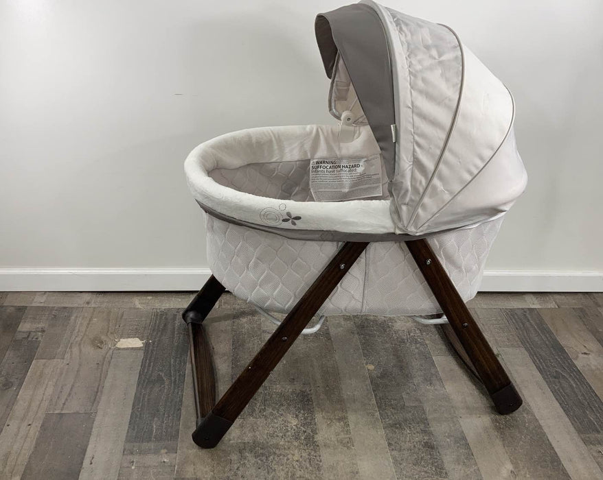 used Ingenuity Foldaway Rocking Wood Bassinet, Carrington