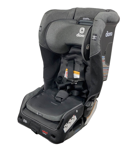 used Diono Radian 3QX Convertible Car Seat, 2023, Grey Slate