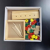 secondhand Real Wood Toys Math Teacher