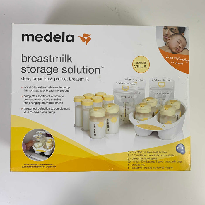 used Medela Breast milk Storage Solution