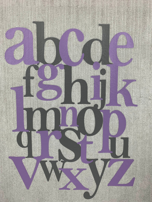 secondhand Glenna Jean Glenna Jean Wall Art Canvas — Alphabet