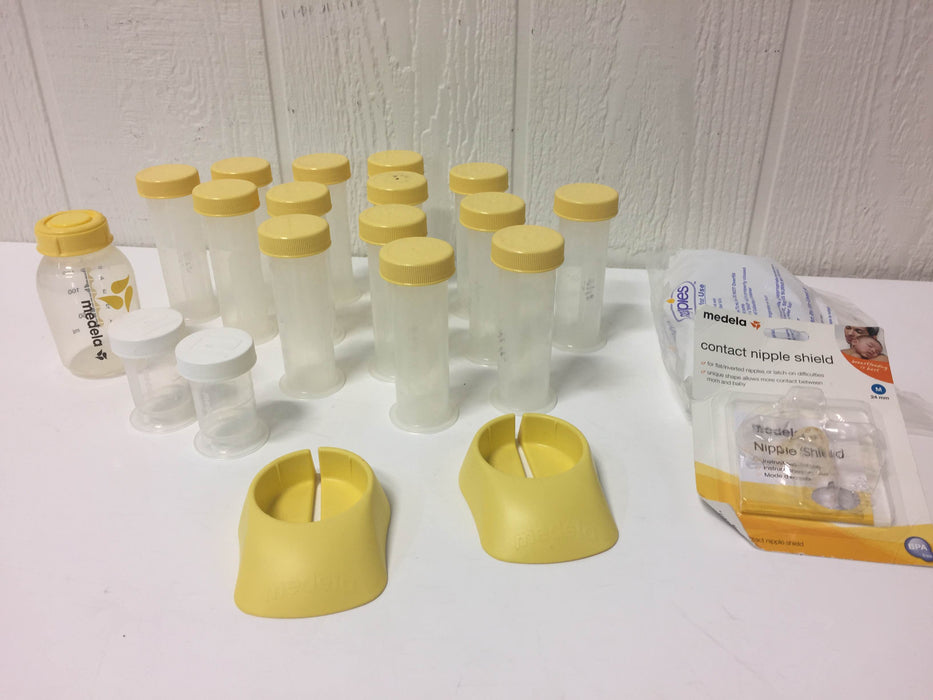 used BUNDLE Medela Bottles