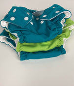 used FuzziBunz One Size Pocket Diapers, 3 pack