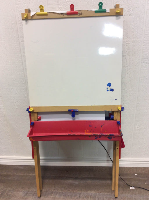 used Melissa & Doug Deluxe Standing Wooden Art Easel