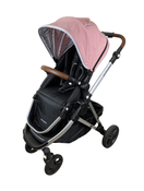 secondhand Mockingbird Single Stroller, 2023, Bloom, Watercolor Drops, Silver With Penny Leather