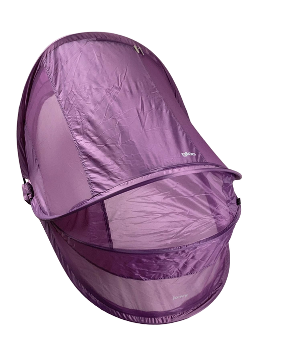 secondhand Joovy Gloo Portable Tent Travel Bed, Sunset Purple