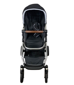 secondhand Mockingbird Single to Double Stroller, 2023, Silver with Penny Leather, Black , Watercolor Drops