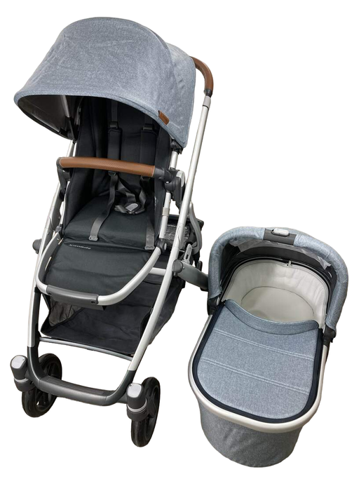 used UPPAbaby VISTA V2 Stroller, Bassinet and Frame Only, Greyson (Charcoal Melange), 2021