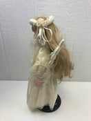 secondhand Baby Doll With Clothes, Porcelain