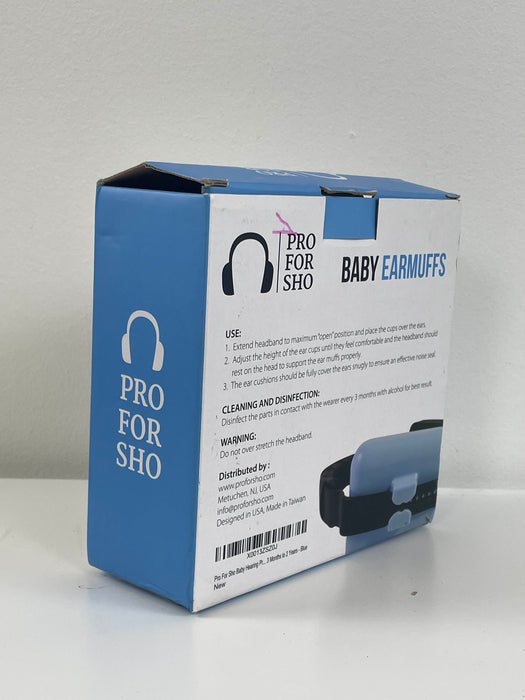 secondhand Pro For Sho Baby Ear Muffs Hearing Protection, 3 Months- 2 Years