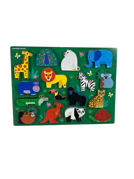 used Crocodile Creek Wooden Puzzle