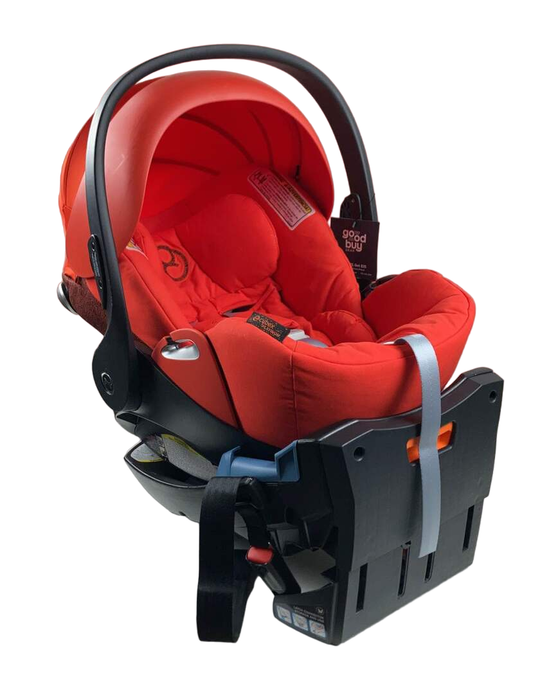 used Cybex Cloud Q Infant Car Seat with SensorSafe, Autumn Gold, 2021