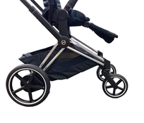 used Cybex PRIAM Stroller, Deep Black, Chrome With Black Details, 2019