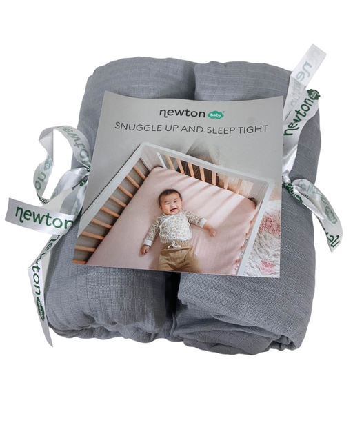 used Newton 2 Pack Crib Sheets, Twilight Grey