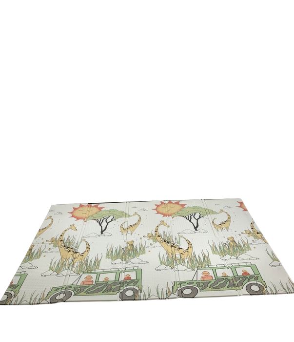 used JumpOff Jo Large Waterproof Foam Padded Playmat, Safari