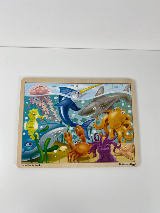 used Melissa & Doug 24-Piece Wooden Jigsaw Puzzle