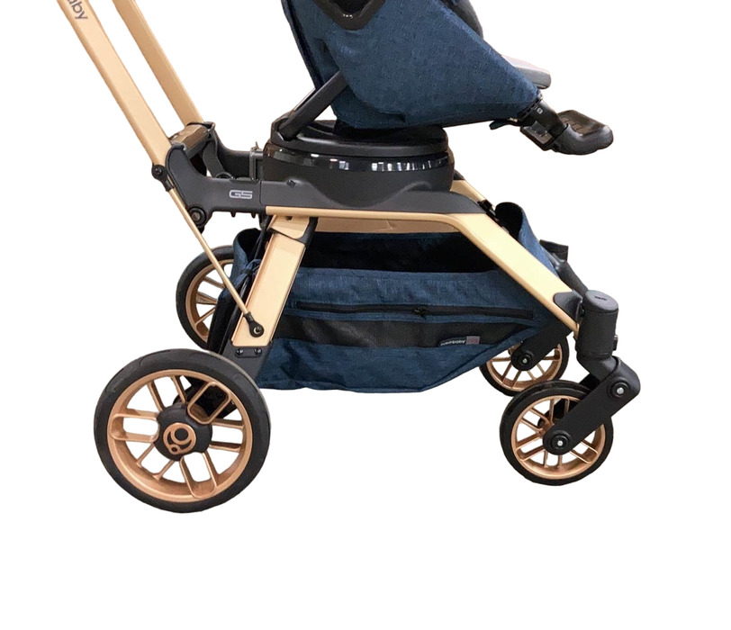 used Orbit Baby G5 Stroller, Melange Navy , Gold, 2022