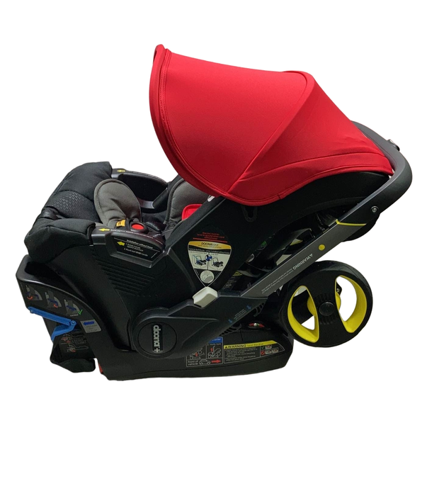 secondhand Doona Infant Car Seat & Stroller Combo, 2023, Flame Red