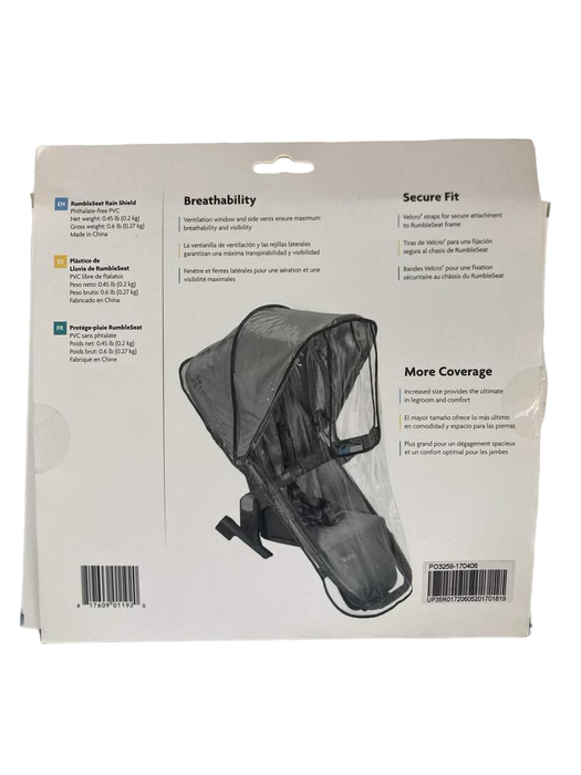 secondhand UPPAbaby Rain Shield For Vista & Vista V2 RumbleSeat