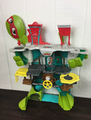 Fisher Price Imaginext Teenage Mutant Ninja Turtles Playset and Car