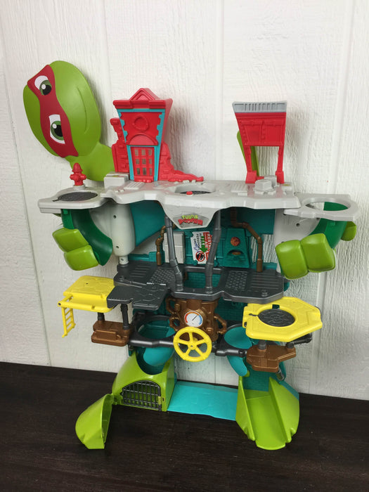 Fisher Price Imaginext Teenage Mutant Ninja Turtles Playset and Car