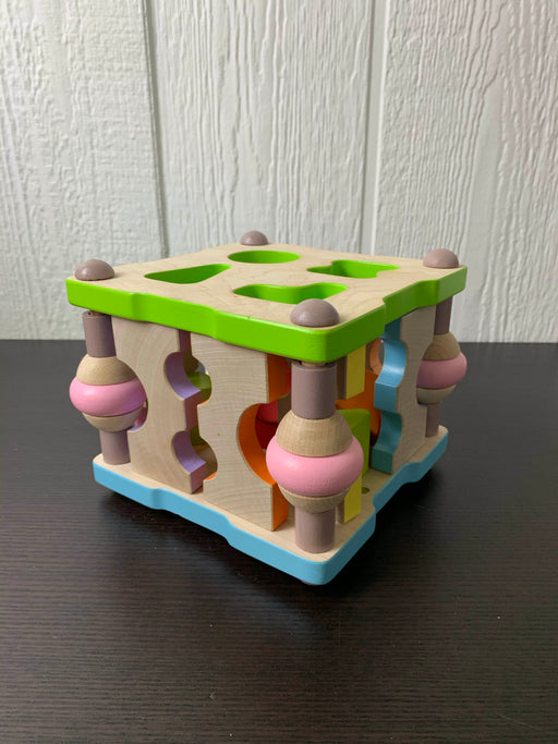 secondhand Wise Elk Wooden Shape Sorting Cube