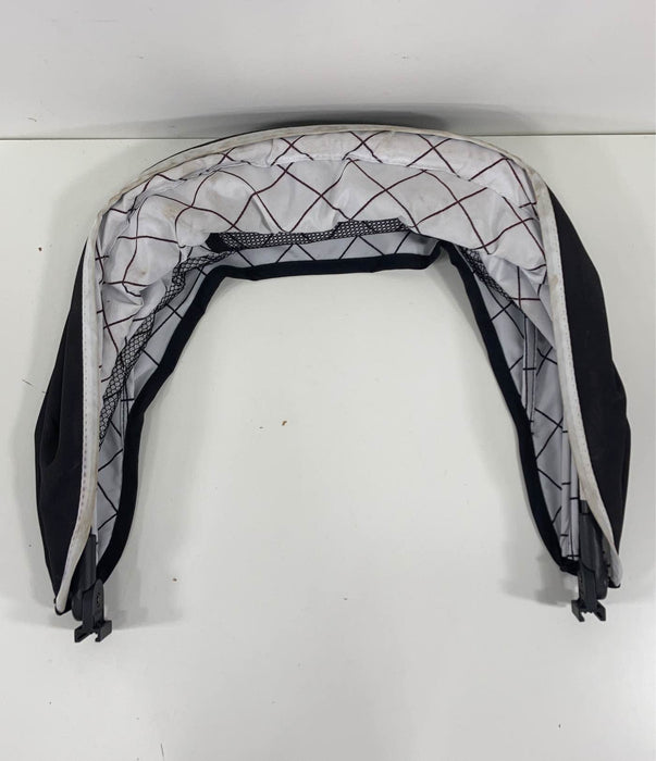 secondhand Mockingbird Extendable Canopy with Sunshade, Black, Windowpane