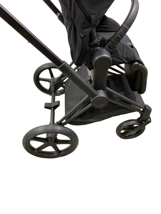 secondhand Cybex PRIAM Stroller, Matte Black, Deep Black, 2022