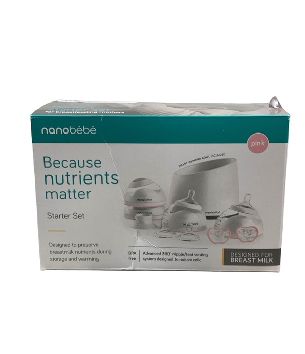 used Nanobébé Bottle Feeding Starter Set