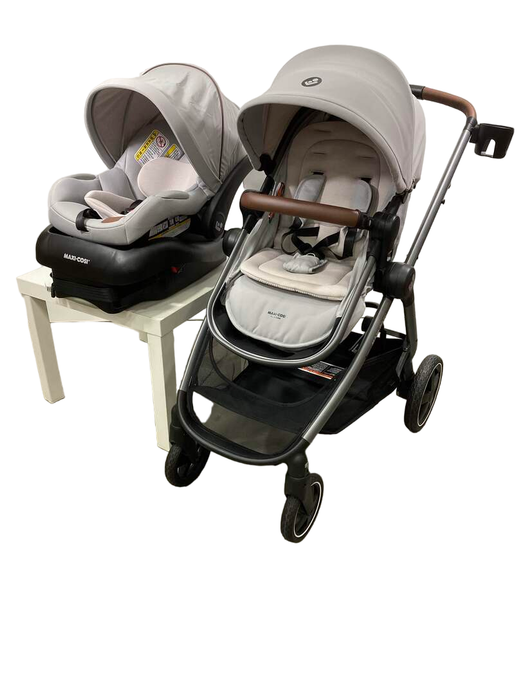 used Maxi-Cosi Zelia2 Luxe Travel System, Network Sand, 2023