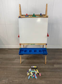 used Melissa & Doug Deluxe Standing Wooden Art Easel