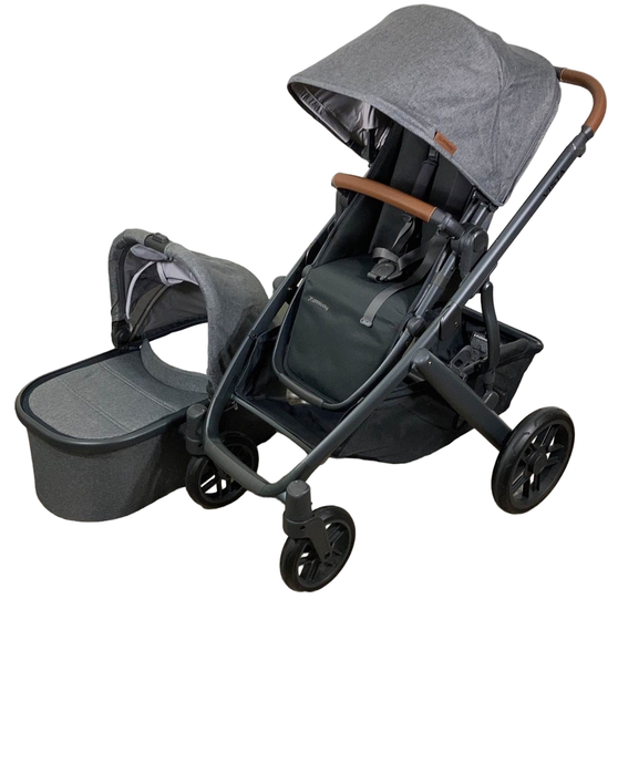 secondhand UPPAbaby VISTA V2 Stroller, 2022, Jordan (Charcoal Melange)