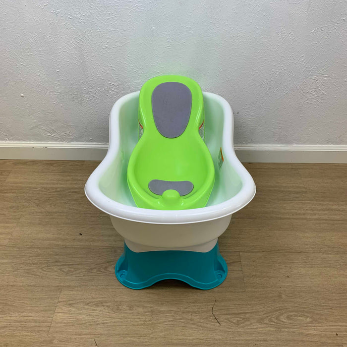 secondhand Summer Infant Comfort Height Bath Center With Step Stool