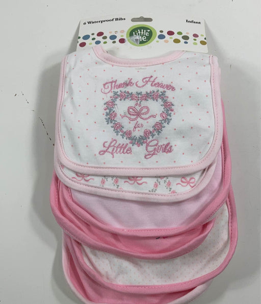 used Little Me Waterproof Bibs, -6 pack infant