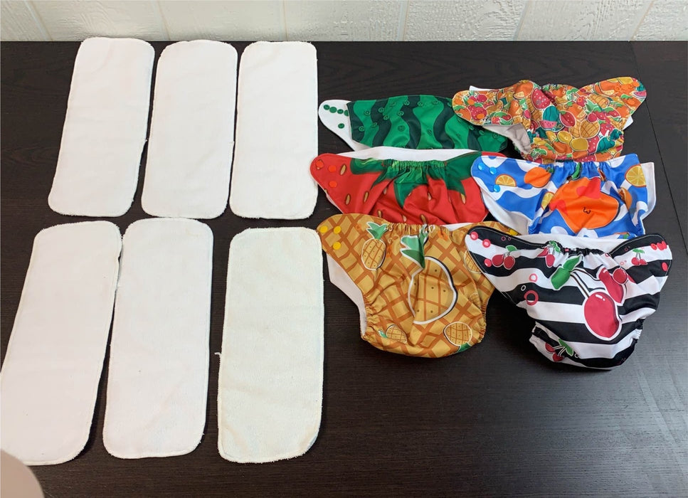 used BUNDLE Cloth Diaper Covers, And Inserts