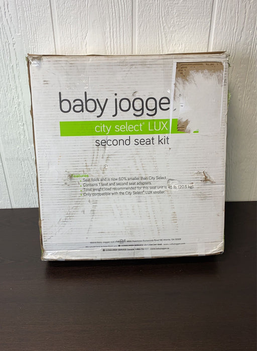 used Baby Jogger City Select LUX Second Seat Kit