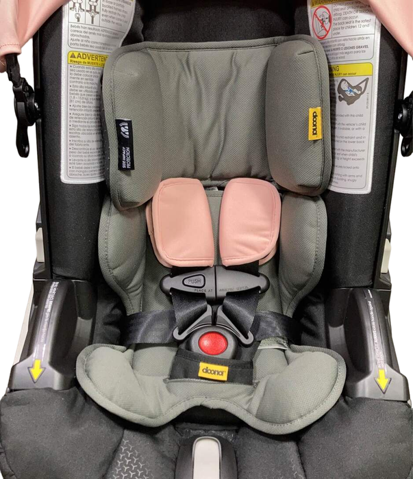 Doona Infant Car Seat & Stroller Combo, 2022, Blush Pink